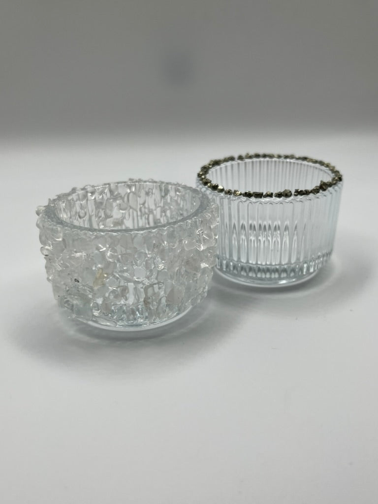 Świeczniki szklane na tealight