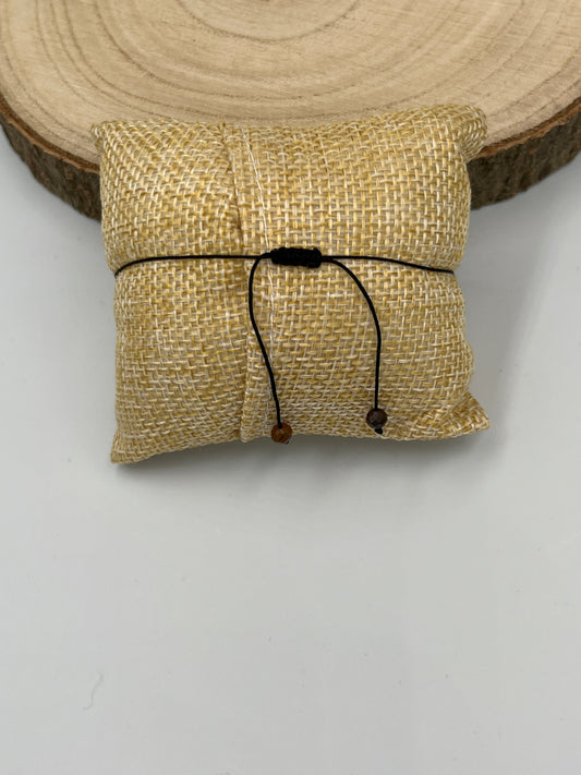 Bransoletka Lotos z tygrysim okiem