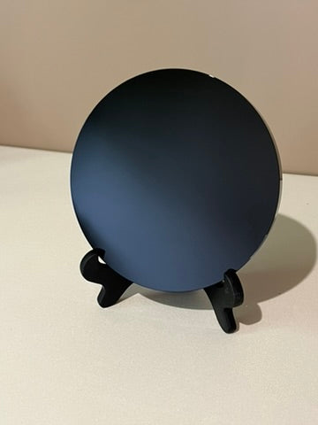 Lustro z czarnego obsydianu - okrągłe (15 cm i 10 cm)