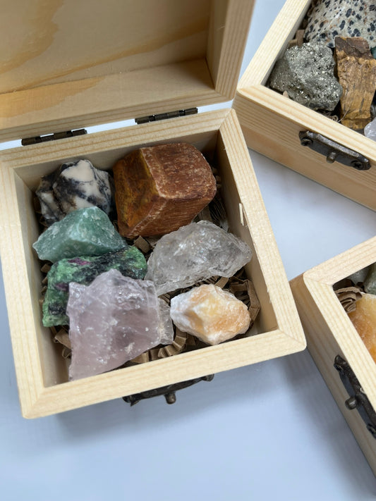 Zestaw dla początkującego kolekcjonera minerałów - mały