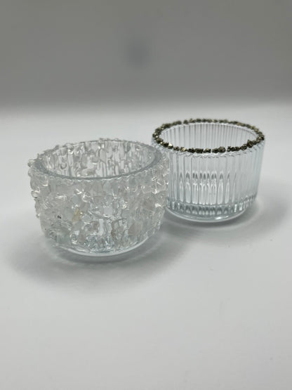 Świeczniki szklane na tealight
