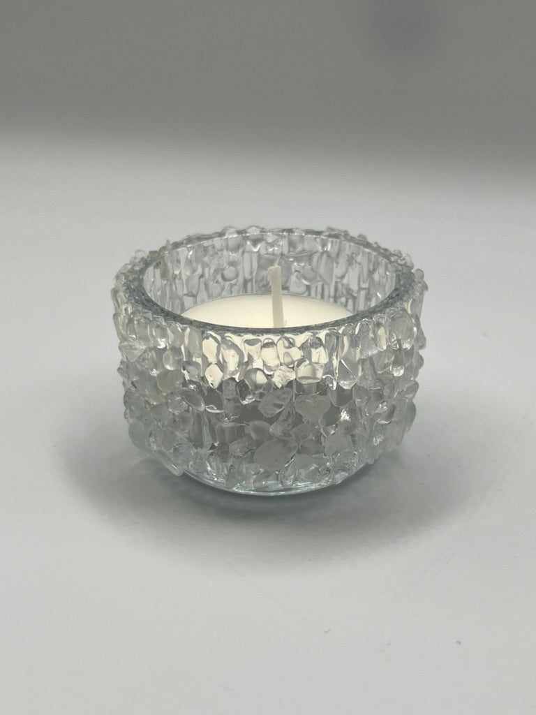 Świeczniki szklane na tealight