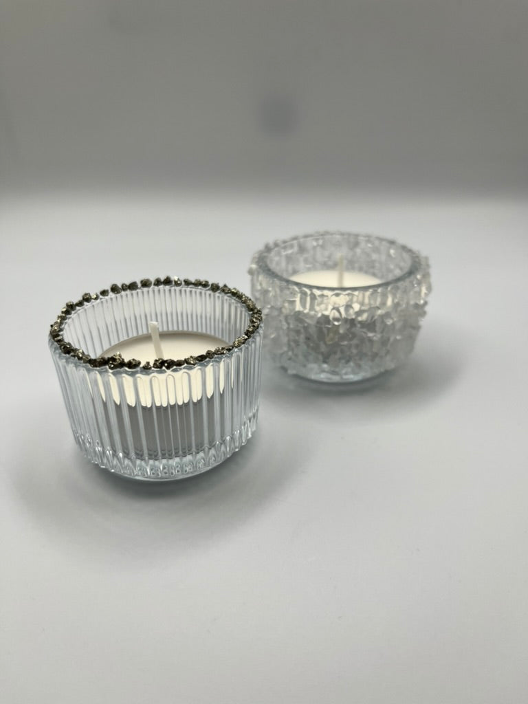 Świeczniki szklane na tealight