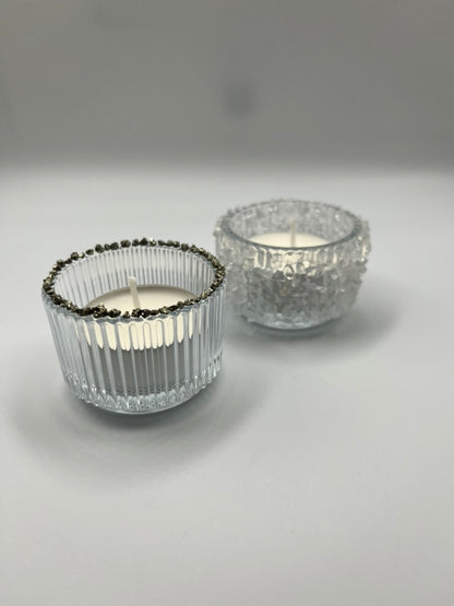 Świeczniki szklane na tealight