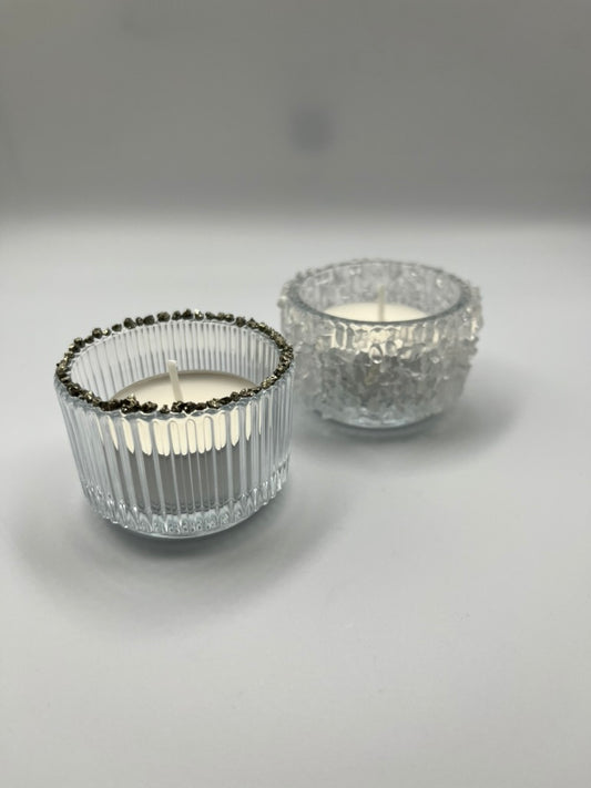 Świeczniki szklane na tealight