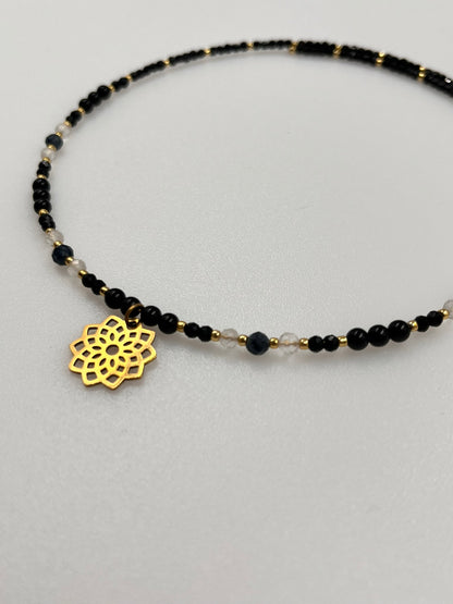 Choker z szafirem