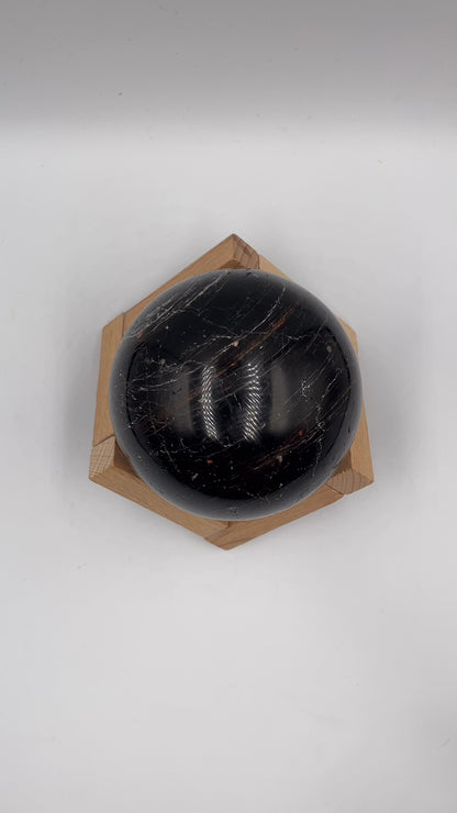 Kula turmalin czarny