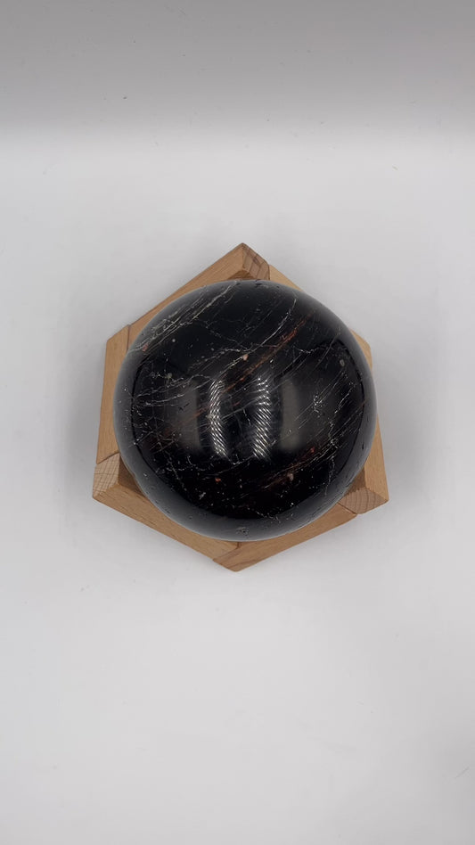 Kula turmalin czarny